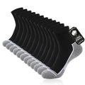 Ankle Compression Quarter Socks White Athletic Breathable Socks For Men - color: Black(6 Pairs), size: 10-13
