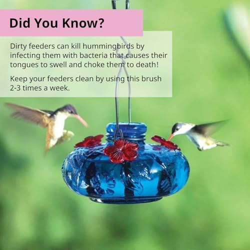 FryOilSaver Co. B129C Hummingbird Feeder Cleaning Brush, 14in