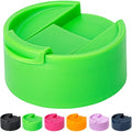 Flip Lid for Hydro Flask Wide Mouth 12 16 18 20 32 40 64oz Bottles - color: Green