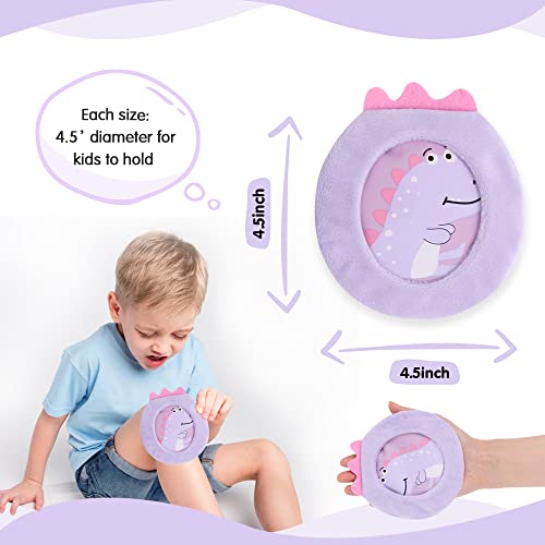 Hilph Kids Ice Packs, 3 Soft Gel Dinosaur Ice Packs for Baby Kids Boo Boos - style: C-3 Sleeve Dinosaurs