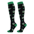 Junely Compression Socks for Women Knee High Socks Funny - color: A2-stpatricks04