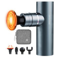 arboleaf Heated Massage Gun, Deep Tissue Massager with Heating Head - color: Graphite Gray