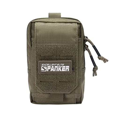 EXCELLENT ELITE SPANKER Tactical EDC Pouch Molle Utility Pouch Phone Pouch - color: Ranger Green