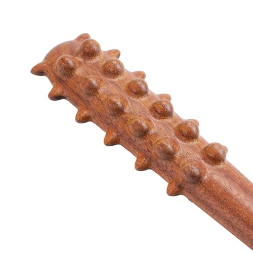 Handcrafted Wooden Massage Stick - Trigger Point Massage Stick for Deep Tissue Muscle Relief, Natural Wood Body Massager for Back, Legs & Recovery, Unique Gift for Wellness & Fitness Lovers
