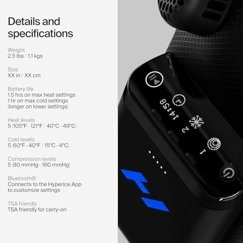 Hyperice X2 Knee Advanced Heat and Cold Contrast Recovery Therapy Device