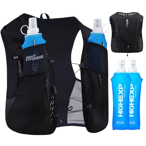 Running Vest for Women Lightweight Hydration Packable - color: Black 5L, size: Medium