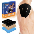 KTQUICK Precut Kinesiology Tape for Shoulders, 12 PCS, 20% Stronger, Black - color: Black, size: 12PCS