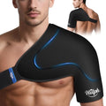 Hilph 3D Shoulder Ice Pack, Rotator Cuff Cold Therapy Wrap with Dual-Gel, L - size: Large