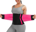 ChongErfei Waist Trainer Belt for Women & Man - Waist Trimmer Ab Belt - color: Fuchsia, size: Medium