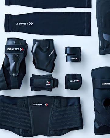 Zamst A1 Strong Ankle Brace Sports Sprains - Black, Right, S - color: Black, size: S / Right