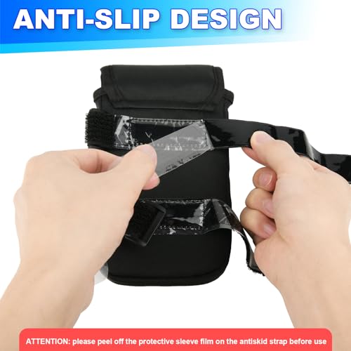 Cosmos Water Bottle Pouch Accessories for Gym Sports Hiking Running Walking Workout, Fits 18-40 Oz Bottle, Storage Pocket for Cell Phone Keys Cards Earphones