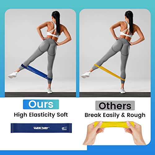 WIKDAY Resistance Bands with Handles for Exercise,beginners - color: 150LBS COLOR-LOOP