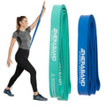 THERABAND High Resistance Band Set of 2, Exercise, Workout, Loop, M, 2-Pack - size: 2 Pack Medium (25-35 lbs)