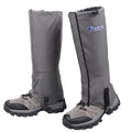 Azarxis Hiking Gaiters for Outdoor Hunting Walking Backpacking Women Men Ankle Leg Guard Boot Legging Cover Snow Waterproof - color: #01 Dark Grey