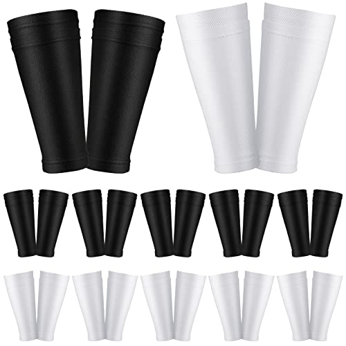 Skylety Soccer Shin Guard Sleeves Calf Compression Sleeves Football Leg Sleeve Compression Support Sports Sleeve Socks for Men and Women for Soccer Sport Running Cycling