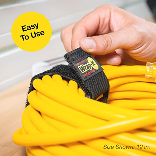 Super-Stretch Wrap-It Storage Cinch Straps - 9" (10 Pack) - color: Black, size: 9" (10 Pack)