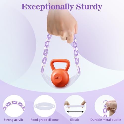 Water Bottle Handle Strap Compatible with Owala Freesip 24oz 32oz 40oz, Strong Secure Acrylic Carrier for Outdoors