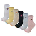 Mid-Crew Compression Socks | Half-Cushion | Dr Motion ( 6 Pairs ) - color: Assorted a