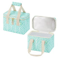 VENO 2 Pack Insulated Lunch Bags, 12 Can, Water-Resistant, Evergreen - color: Evergreen, size: 10.63"W x 8"H x 6.7"D - 2 Pack