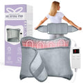 Large Heating Pad for Back Pain & Period Cramps, Neck Shoulder Heat Therapy Pad with 6 Temp Settings & 4 Timer, Auto Shut Off, Machine Washable, Gift for Women， Men - color: Slate Gray