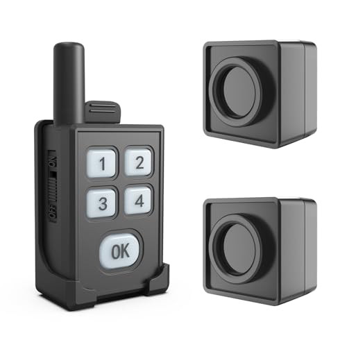 Perimeter Trip Alarm-Portable Camping Motion Sensor-1 Receiver+2 Sensors - style: 1 Receiver+2 Sensors