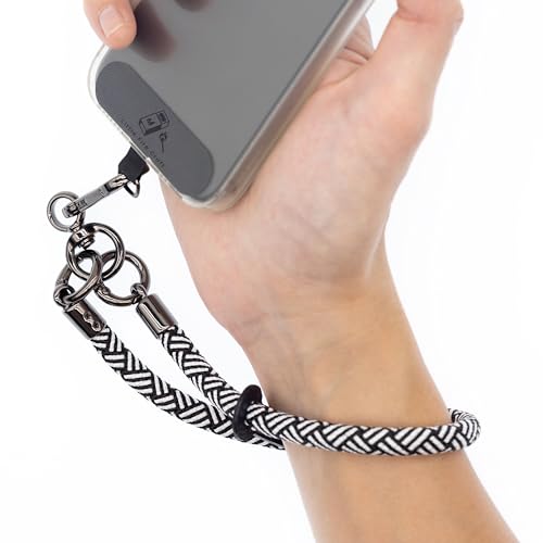 Cell Phone Wrist Strap Phone Lanyard Rope Wrist Lanyard Outdoor Activities - color: Zebra Black
