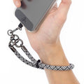 Cell Phone Wrist Strap Phone Lanyard Rope Wrist Lanyard Outdoor Activities - color: Zebra Black