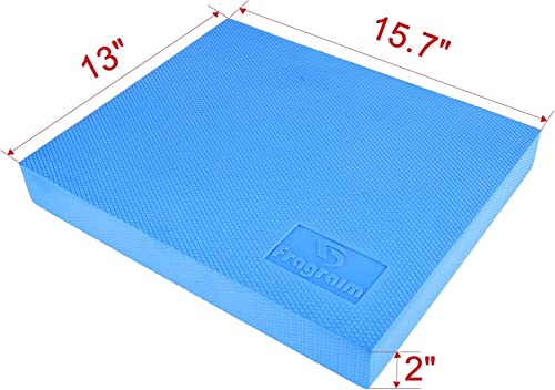 Balance Pad, Non-Slip Foam Mat & Ankles Knee Pad Cushion,15.7 x 13 x 2 Inch