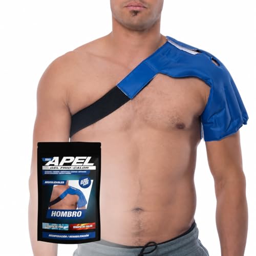 APEL Gel Cold & Hot Shoulder Pack, Reusable Wrap, Flexible Pain Compress