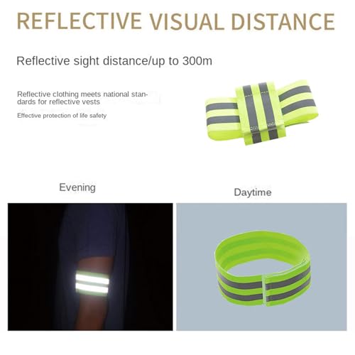Reflective Wristbands Adjustable Tape Strap