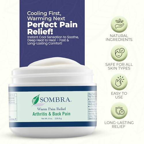 Sombra Warm Pain Relief 8 oz - 2 Pack Arthritis, Back Pain & Pre-Exercise - size: 8 Ounce (Pack of 2)