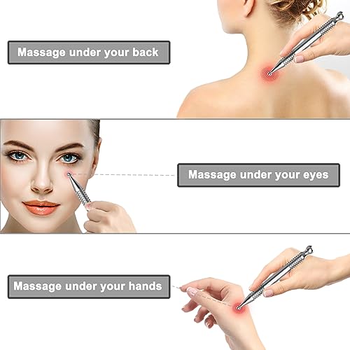 Acupuncture Pen, Facial Reflexology, Trigger‑Point Massage Tool