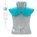 RENPHO Neck and Shoulder Heating Pad, Christmas Gift for Women Men - color: Gray Green, size: 24"x33"