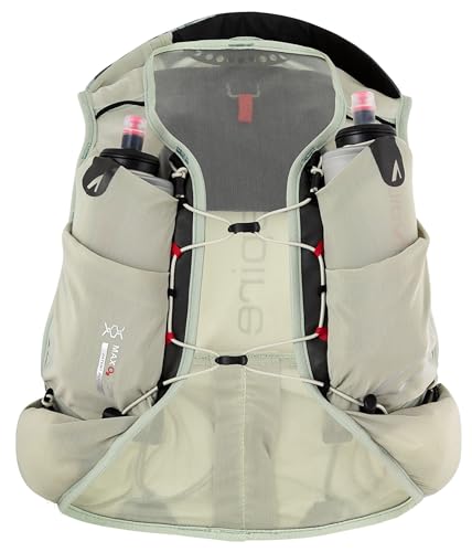 UltrAspire Big Bronco Lightweight Running Race Vest - 12L Total Volume & 2L Water Reservoir Capacity - color: Desert Sage, size: Medium (38"-43")