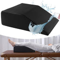 BALAPET 100% Waterproof Massage Bolsters for Under Leg for Comfort Enhancement, Leg Elevation Pillow Wedge Pillow for Massge Table, Supportive Foam Leg Pillow for Beauty Salon Sleeping, Black