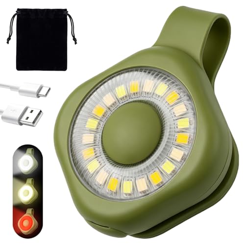 Rechargeable Nurse Lights Clip On for Night Shift, Badge Light - color: F-Green