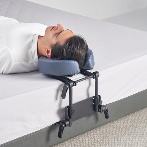 Master Massage Home Use Sleeping Mattress Top Massage Kit-Adjustable Headrest Face Pillow Cradle & Face Cushion Support Bracket, Head Rest Support- Eye Surgery Recovery - Cinnamon - color: Cinnamon