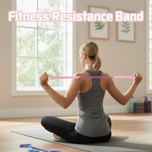 Figure 8 Fitness Resistance Band for Women - color: Purple