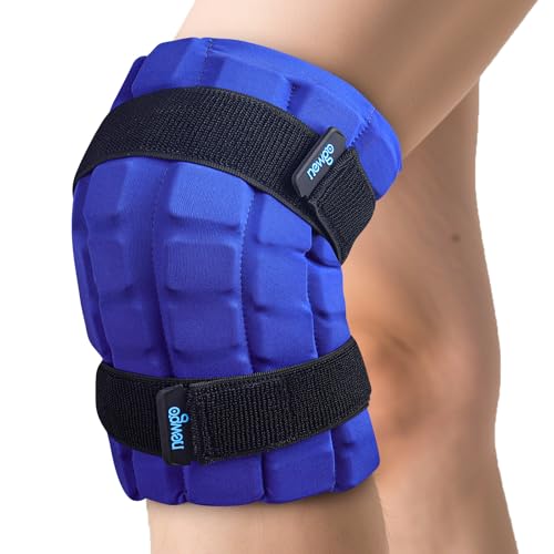 NEWGO Knee Ice Pack Wrap, Cold Therapy for Post-Op & Sports Injuries