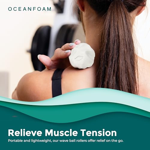 Oceanfoam Massage Ball Roller, Lacrosse Ball Massage Therapy - Natural, 3pk - color: Pack of 3 (Natural)