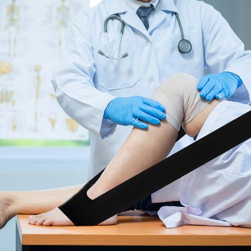Knee Replacement Recovery Aids Kit - Leg Lifter Strap Elastic Exercise Bands for Knee, Hips, Hamstrings