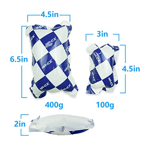 Reusable Dry Ice Packs for Shipping & Storage - Long Lasting Cold Packs for Lunch Box & Coolers - Ideal for Frozen Food & Drinks - style: 6.9" x 4.7" 25pcs