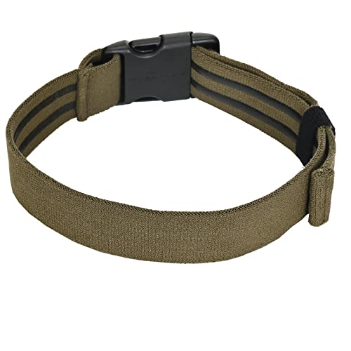 Tactical Leg Strap,Secure Non-Slip Elastic Thigh Strap with Quick-Release Buckle for Drop Leg Holster Platforms and Thigh Rig - color: Ranger Green