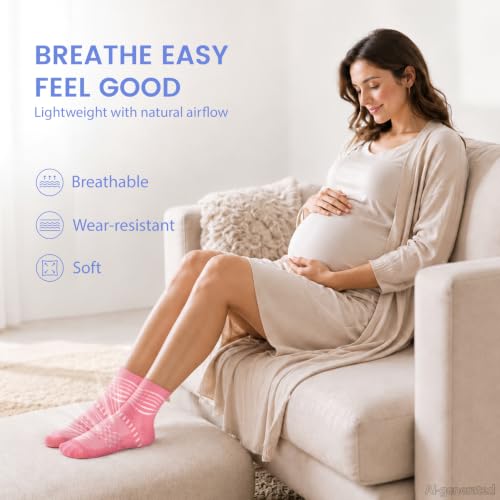 IRAMY Ankle Compression Socks Women Men Plantar Fasciitis Relief 3/5 Pairs - color: Macaron Mix(5 Pairs), size: Medium