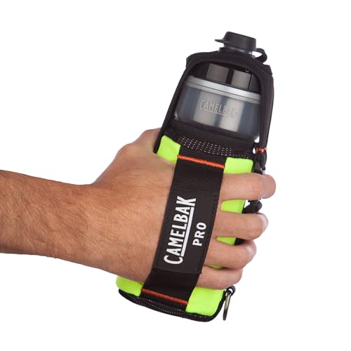 CamelBak Professional Insulated 21 OZ. Bottle with Rugged Poly Canvas Holder, Metal Belt Clip and Adjustable Straps - color: Hi Vis Yellow (Bottle)