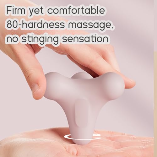 Portable Massage Ball with 4 Nodes, Ergonomic Design for Muscle Relief, Available in Pink, Green, Purple (Green) - color: Green