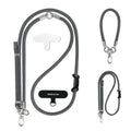 Phone Lanyard, 3 Ways to Wear: Crossbody, Neck and Wrist Strap - color: Grey