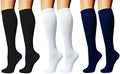 Compression Graduated 10-20 mmHg Socks (3 Pair) Support Recovery Stockings Feet Foot Calf Ankle Pain and Aches
