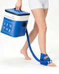 Cold Therapy Machine for Ankle, Ice Therapy Machine with Timer (15/30/45min & Always On), Temperature Display & 3 Flow Modes, Adjustable Cryo Cuff for Post-Surgery Recovery, Pain & Swelling Relief