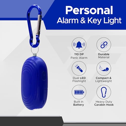 FURY Personal Safety Alarm for Women, 120DB, Blue - color: Blue